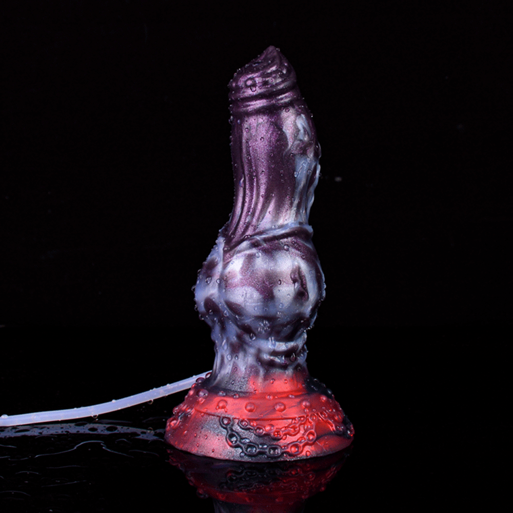 Dark Ice Monster Ejaculating Dildo - Barbegazi - BeastGasm
